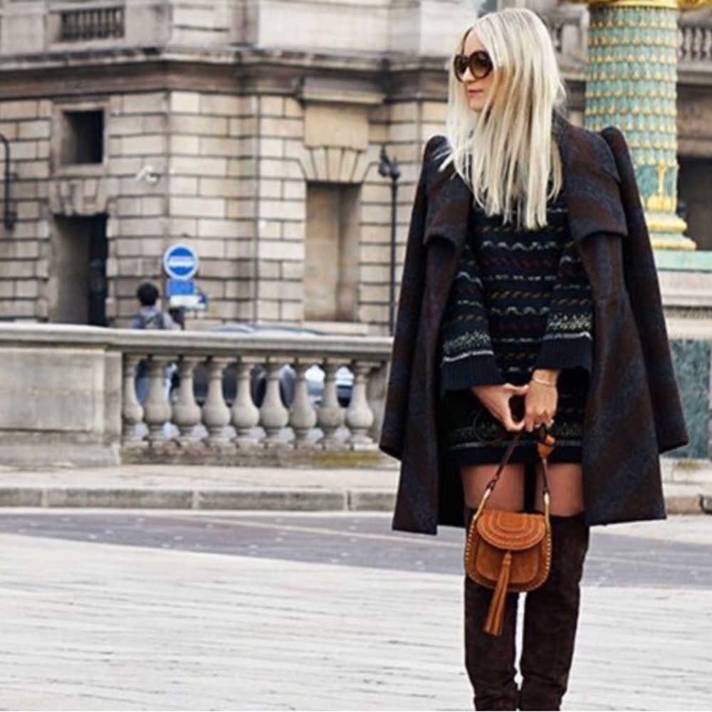 Chloé Brown Suede Crossbody Bag with Tassel - Picture 2 of 16